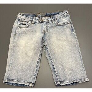 Zana Di Jeans Shorts Women’s Juniors Size 5 Light Wash Light Blue Denim 28x10